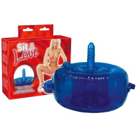 Надувное кресло с вибронасадкой Sit Love Vibrating Chair