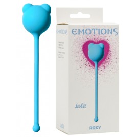 Вагинальный шарик со смещенным центром тяжести Emotions Roxy голубой