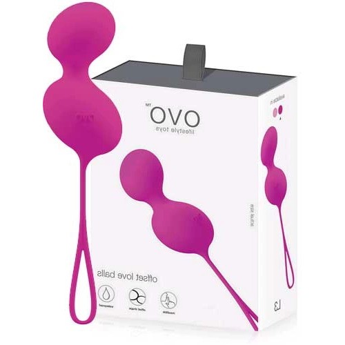 Фото Ovo, Германия Вагинальные шарики Ovo L3-6 фуксия