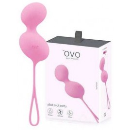 Вагинальные шарики Ovo L3-6 розовые