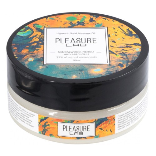 Твердое массажное масло с афродизиаком Pleasure Lab Hypnotic сандал и пачули 50 мл