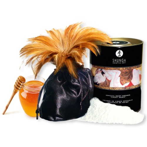 Съедобная пудра для тела Shunga Honey of the Nypmphs с ароматом меда 228 гр