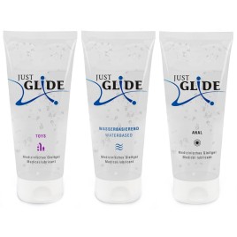 Набор гелей-любрикантов на водной основе Just Glide 3 х 200 мл
