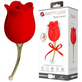 Клиторальный стимулятор Rose Lover в виде розочки