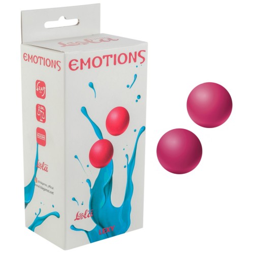 Вагинальные шарики без сцепки Emotions Lexy Small розовые