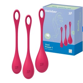 Вагинальные шарики Кегеля Satisfyer Yoni Power 1 Kegel Balls красные
