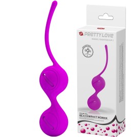 Вагинальные шарики со смещённым центром тяжести Pretty Love Kegel Tighten Up I пурпурные