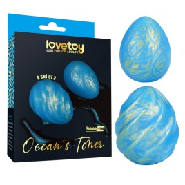 Набор вагинальных шариков без сцепки Ocean's Toner Egg Set 70 гр