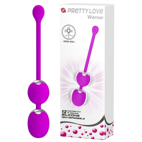 Вагинальные шарики с вибрацией Pretty Love Werner
