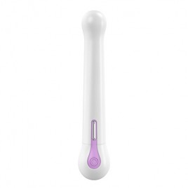 Белый вибратор Ovo F2