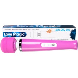 Мощный вибромассажер Love Magic Pink