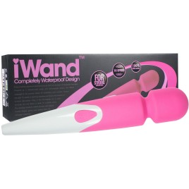 Перезаряжаемый вибромассажер iWand Pink
