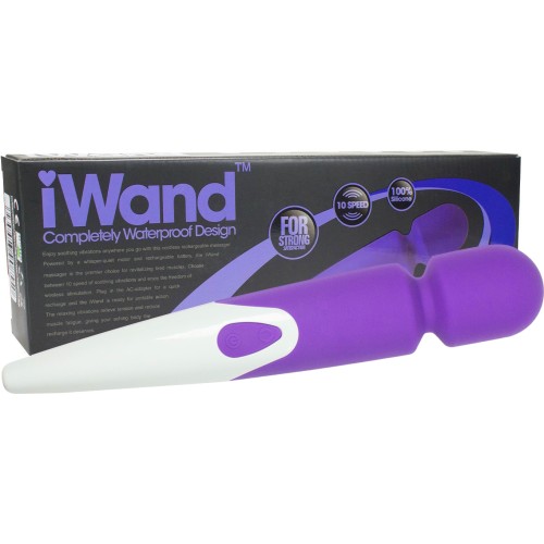 Перезаряжаемый вибромассажер iWand Purple