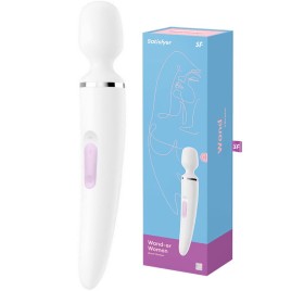 Вибромассажер перезаряжаемый Satisfyer Wand-er Women белый