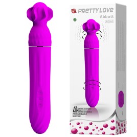 Двусторонний вибростимулятор Pretty Love Abbott