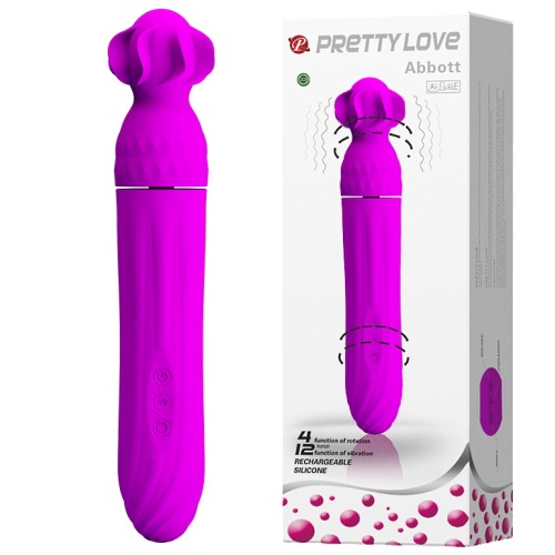 Двусторонний вибростимулятор Pretty Love Abbott