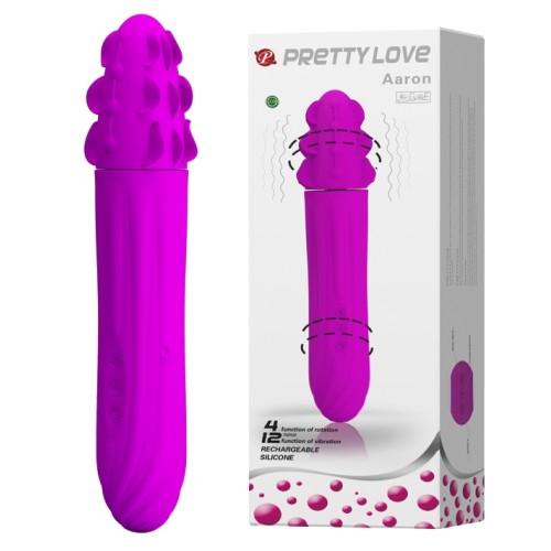 Оригинальный вибратор с ротацией Pretty Love Aaron