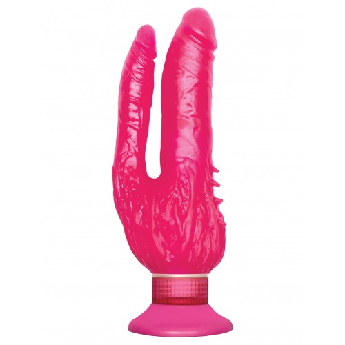 Двойной вибратор Waterproof Wall Bangers Double Penetrator