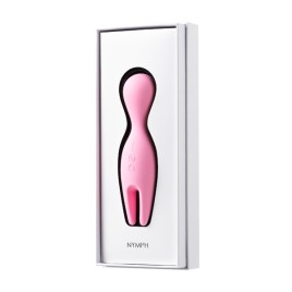 Универсальный двусторонний вибростимулятор Nymph Pale Pink