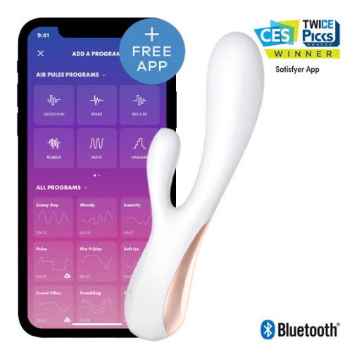 Смарт-вибратор Satisfyer Mono Flex белый