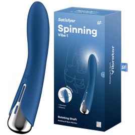 Вибратор для точки G с ротацией Satisfyer Spinning Vibe 1 Blue