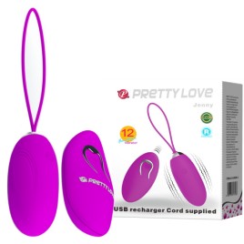 Виброяйцо с беспроводным пультом Pretty Love Jenny