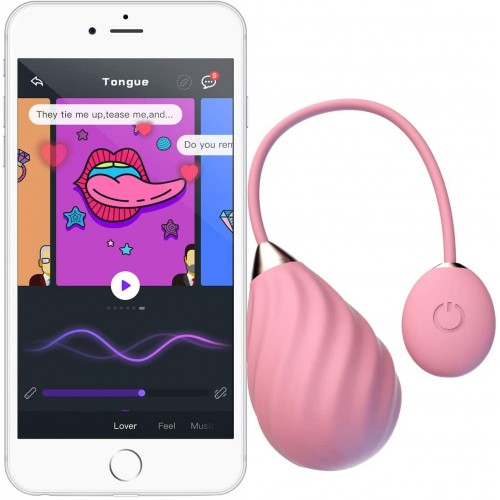 Изображение MAGIC MOTION Смарт-виброяйцо Magic Motion Magic Sundae розовое