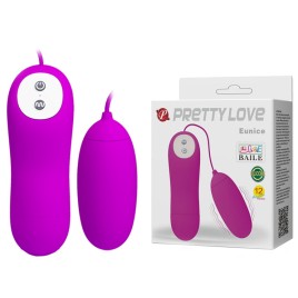 Виброяйцо с пультом управления Pretty Love Eunice