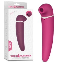Вакуумный стимулятор клитора с вибрацией Toyz4Partner розовый