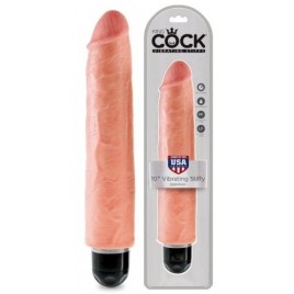 Телесный вибратор-реалистик 10 Vibrating Stiffy
