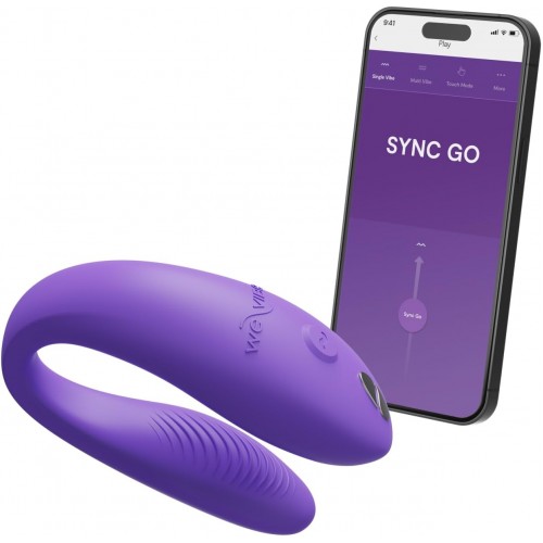 We-Vibe, Канада Смарт-вибратор для пар We-Vibe Sync Go фиолетовый — купить в Минске Изображение We-Vibe, Канада Смарт-вибратор для пар We-Vibe Sync Go фиолетовый
