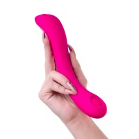 Нереалистичный вибратор LOVENSE Osci 2 G-spot, силикон, розовый, 22 см