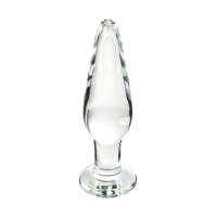 Набор анальных втулок Sexus Glass, стекло, прозрачный, 14/12,5/12 см, Ø 4/3,5/3 см