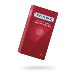Презервативы Torex, «Сладкая любовь», латекс, 19 см, 5,5 см, 12 шт.