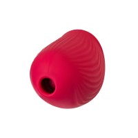 Вакуум-волновой стимулятор клитора Qli by Flovetta Birdie, силикон, красный, 6,3 см
