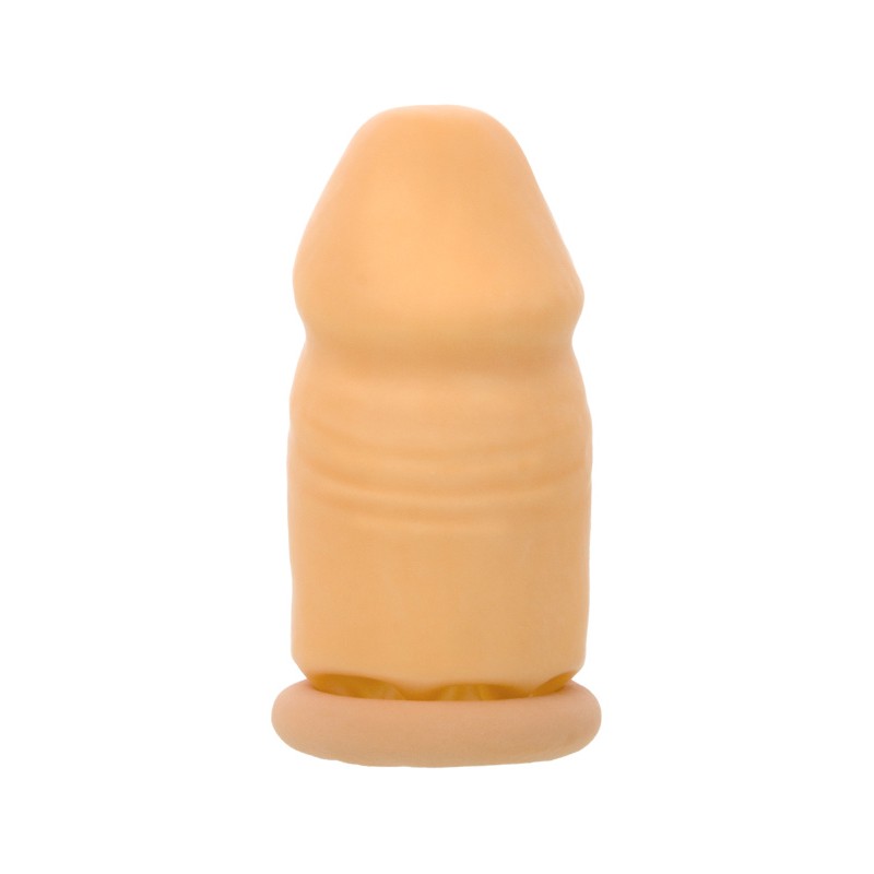 Насадка Dream Toys удлиняющая пенис на 8 см, с пупырышками