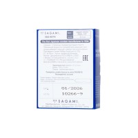 Презервативы Sagami, extreme, feel fit, гладкие, 19 см, 5,1 см, 3 шт.