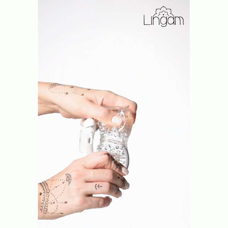 Мастурбатор нереалистичный Lingam by TOYFA Khani, TPE, прозрачный, 9 см