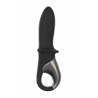Фото  Анальный вибратор с нагревом Satisfyer Hot Passion Connect App, силикон, черный, 18 см