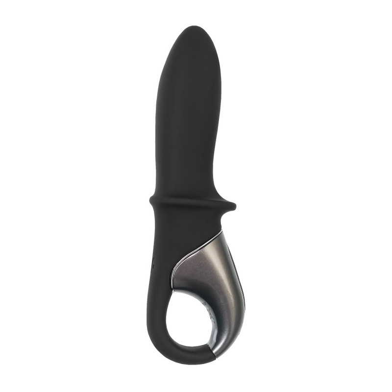 Фото  Анальный вибратор с нагревом Satisfyer Hot Passion Connect App, силикон, черный, 18 см
