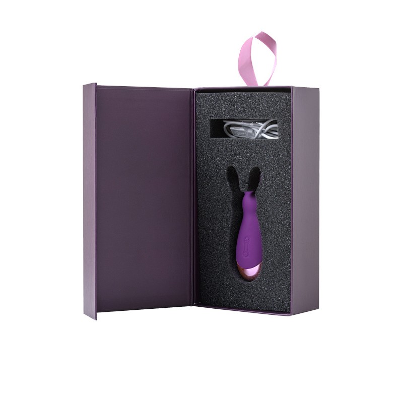 Стимулятор эрогенных зон Eromantica BUNNY, силикон, фиолетовый, 12,5