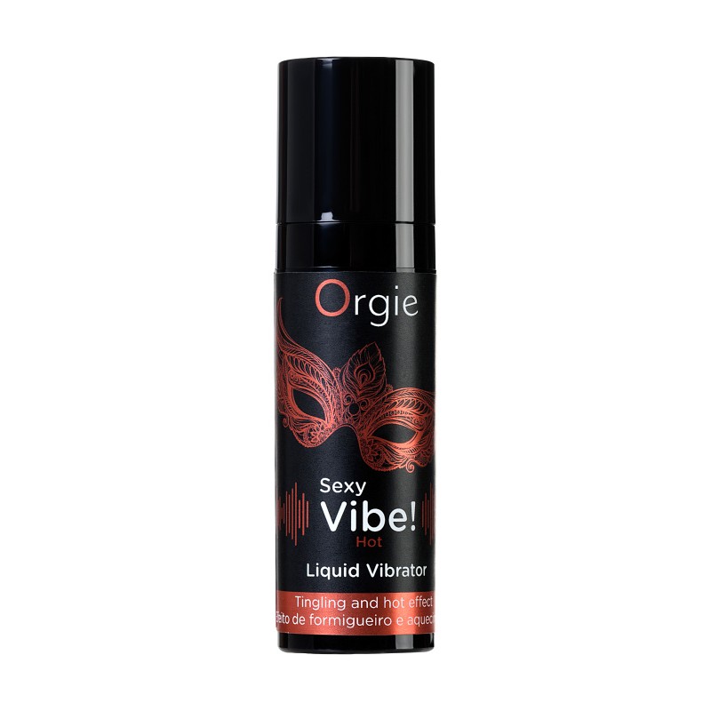 Гель для массажа ORGIE Sexy Vibe Hot с разогревающим и вибрирующим эффектом, 15 мл