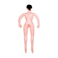 Кукла надувная Dolls-X by TOYFA Медсестра Emilia, реалистичная голова,брюнетка, с двумя отверстиями