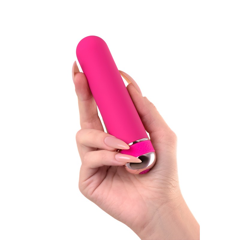 Нереалистичный вибратор A-Toys by TOYFA Mastick mini, ABS пластик, розовый, 13 см
