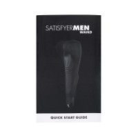 Мастурбатор нереалистичный Satisfyer  Men Wand , силикон, чёрный, 20 см.