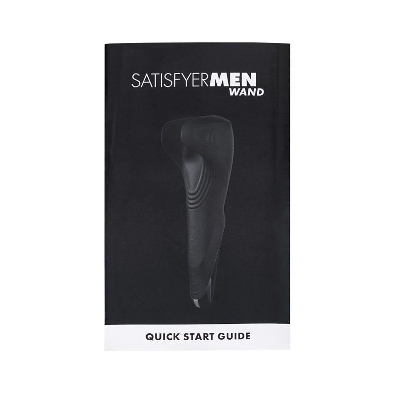 Мастурбатор нереалистичный Satisfyer  Men Wand , силикон, чёрный, 20 см.