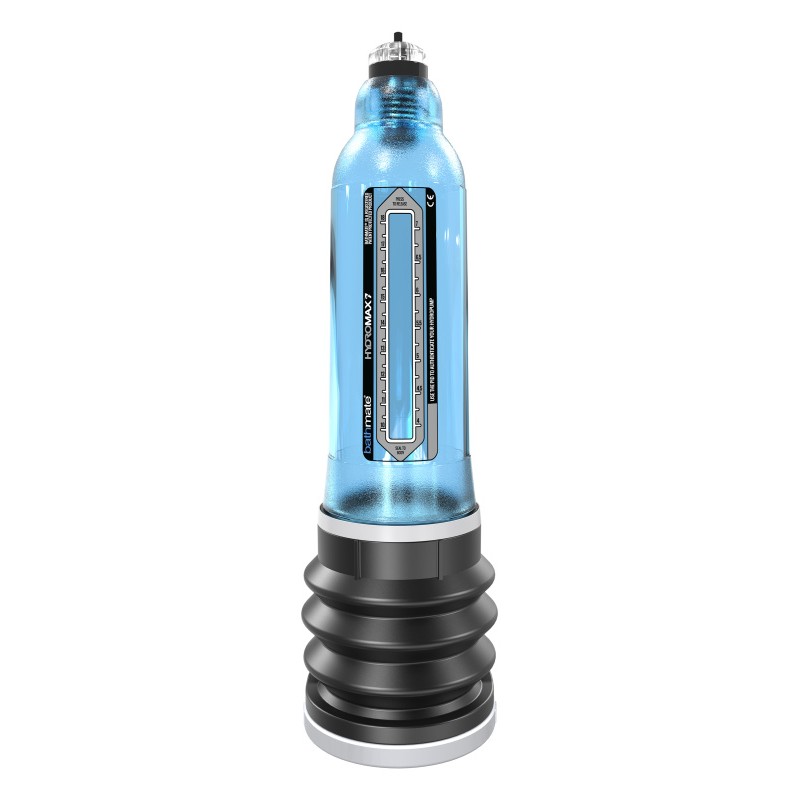 Гидропомпа Bathmate HYDROMAX7, ABS пластик, голубая, 30 см (аналог Hydromax X30)