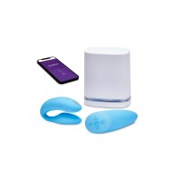 Вибратор WE-VIBE Chorus силикон, голубой, 11 см