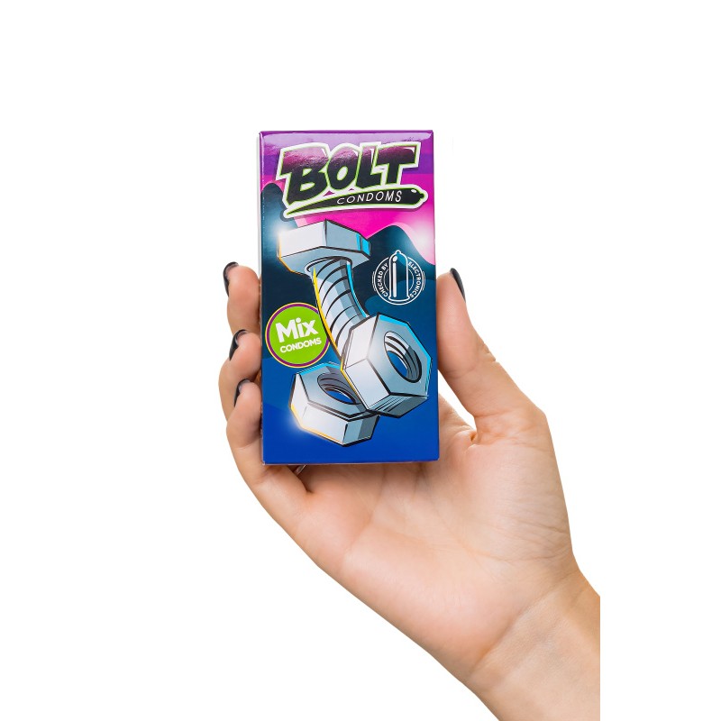Презервативы Luxe, Bolt condoms, микс, 18 см, 5,2 см, 6 шт.
