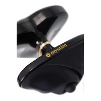 Вибратор Mystim Heart ́s Desire с электростимуляцией, силикон, черный, 6,7 см